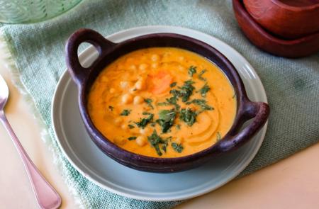 Garbanzos cremosos